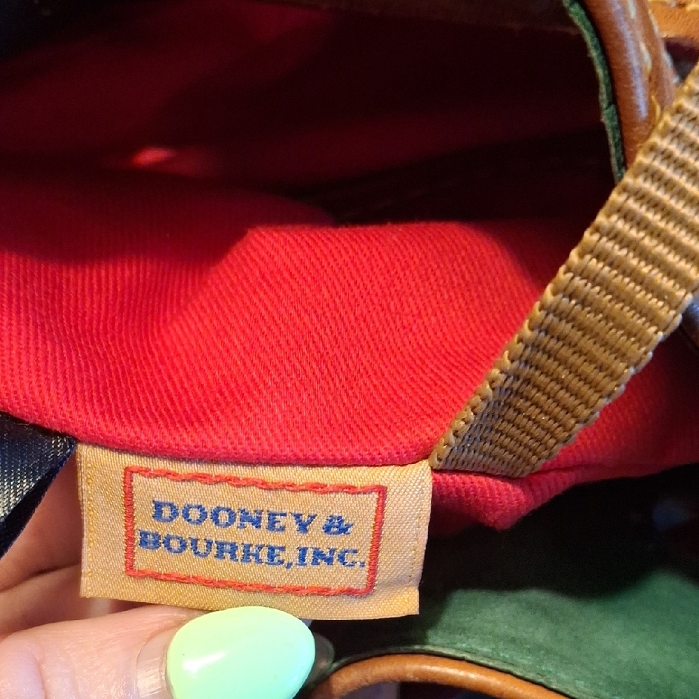 Dooney & Bourke Tan Leather Shoulder Bag - Picture 4 of 17
